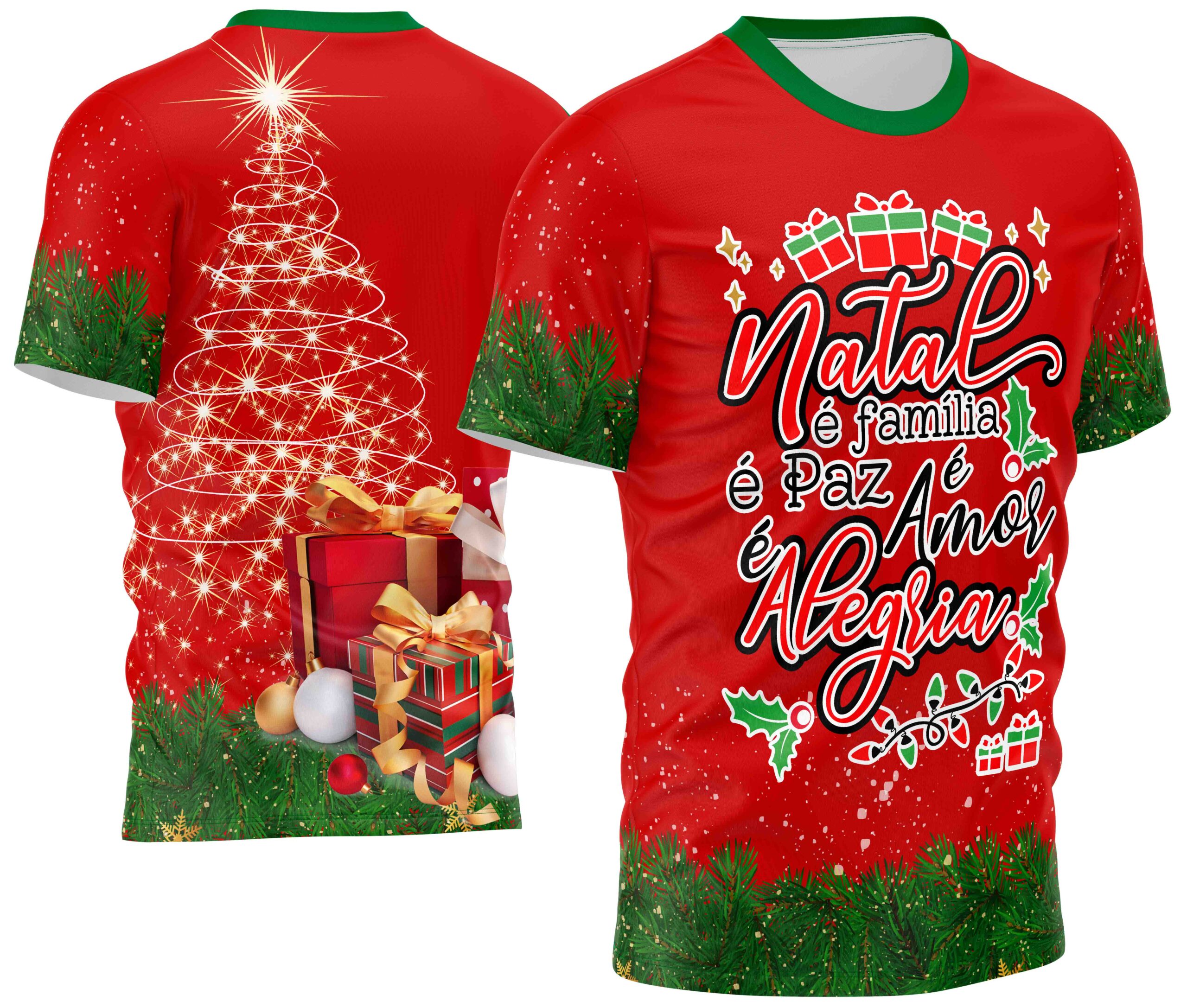 Arte estampa camisa Natal Mod-25