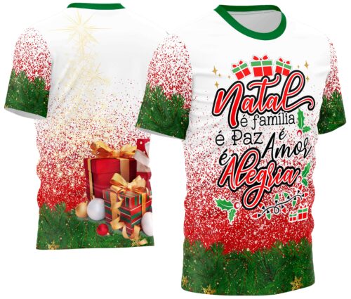 Arte estampa camisa Natal Mod-26