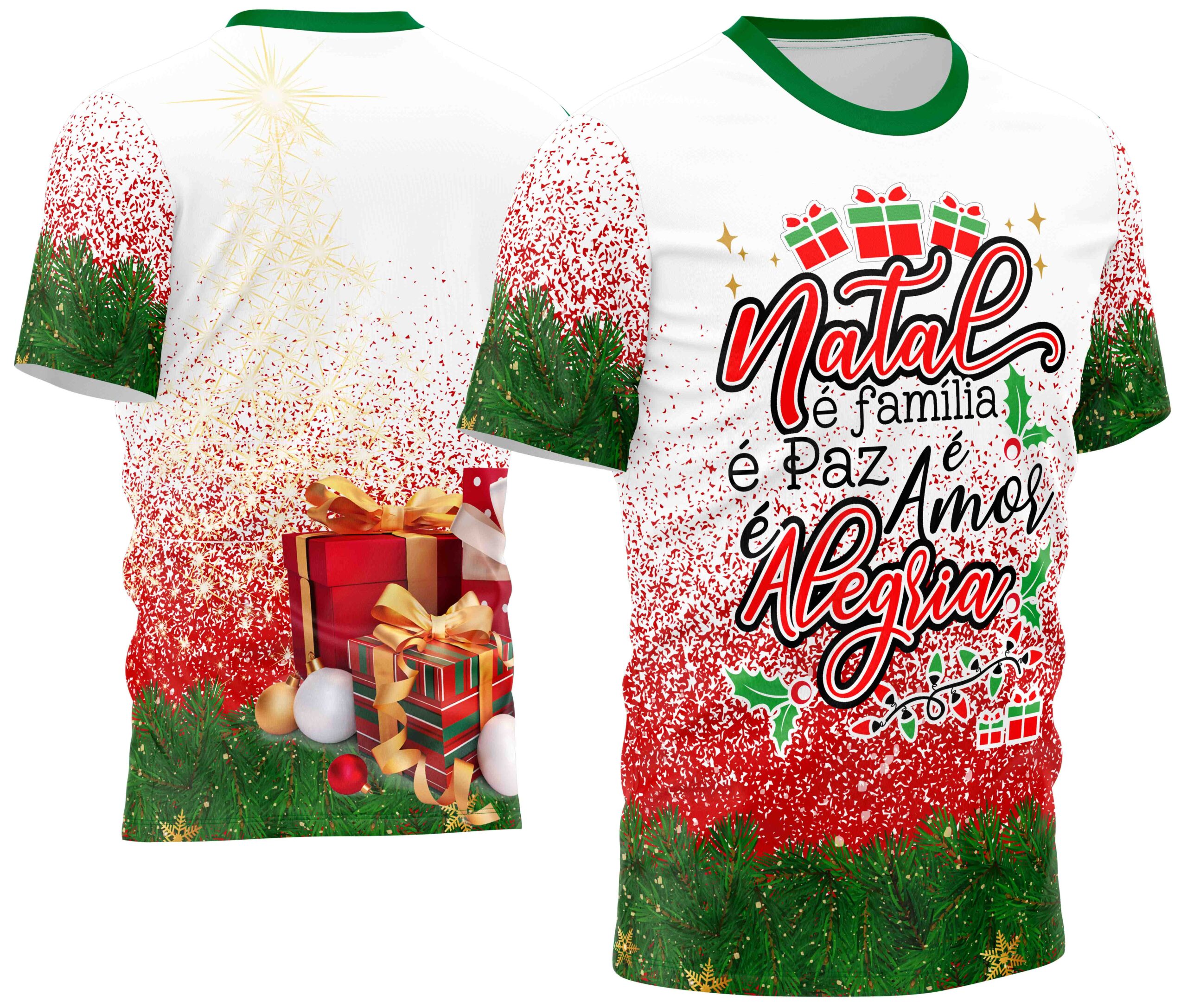 Arte estampa camisa Natal Mod-26