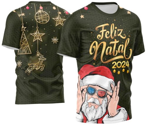 Arte estampa camisa Natal Mod-28