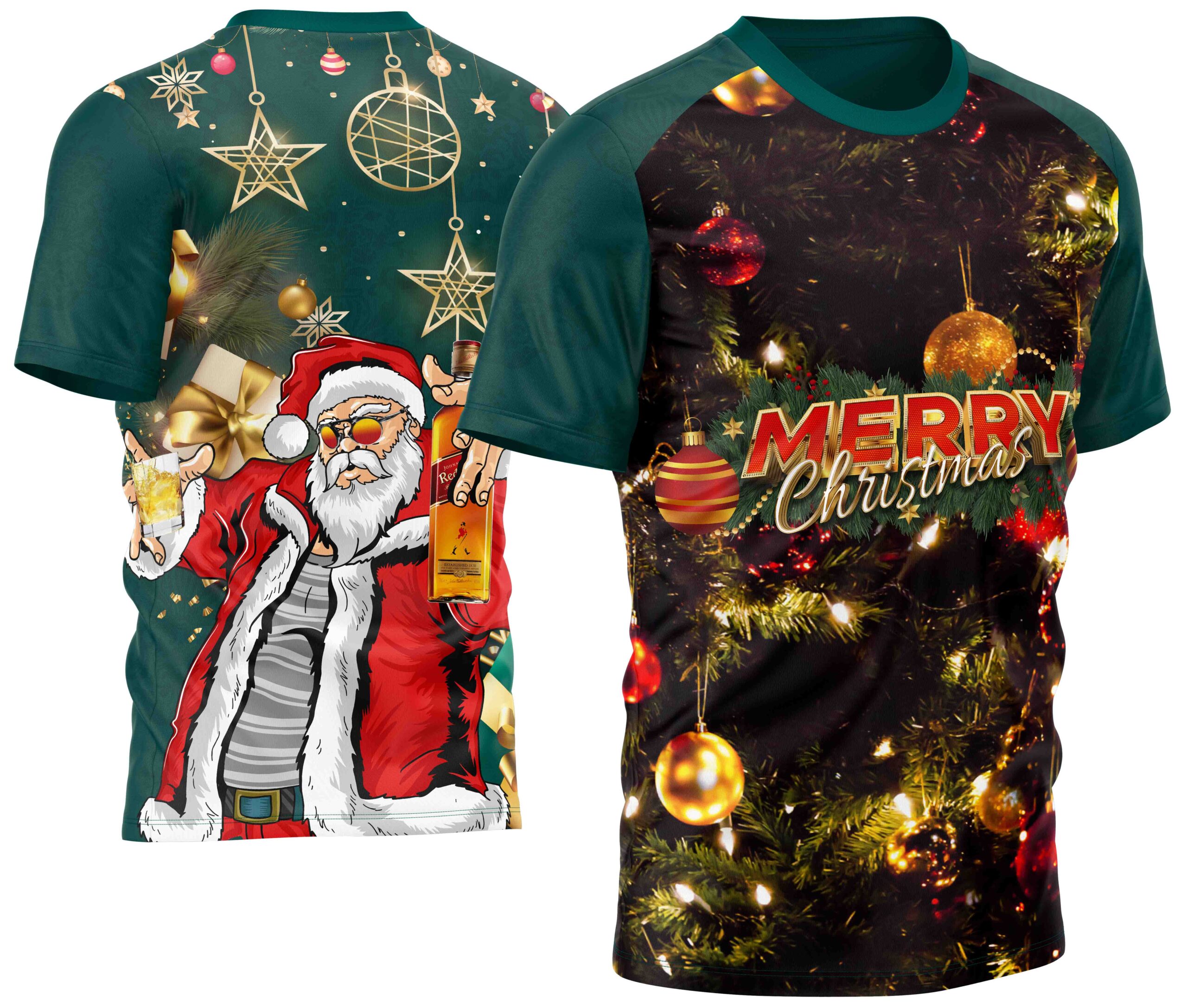 Arte estampa camisa Natal Mod-34