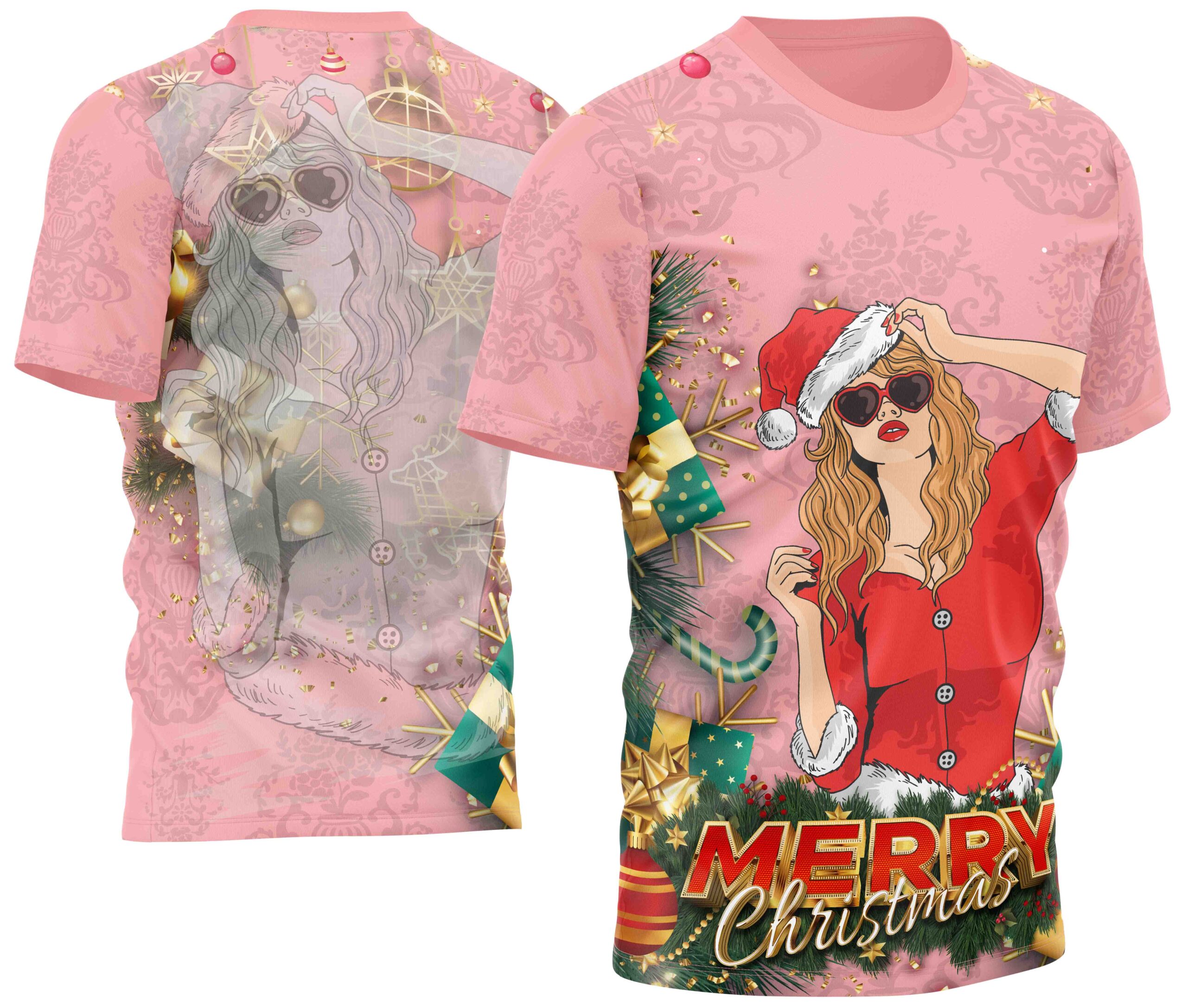 Arte estampa camisa Natal Mod-37