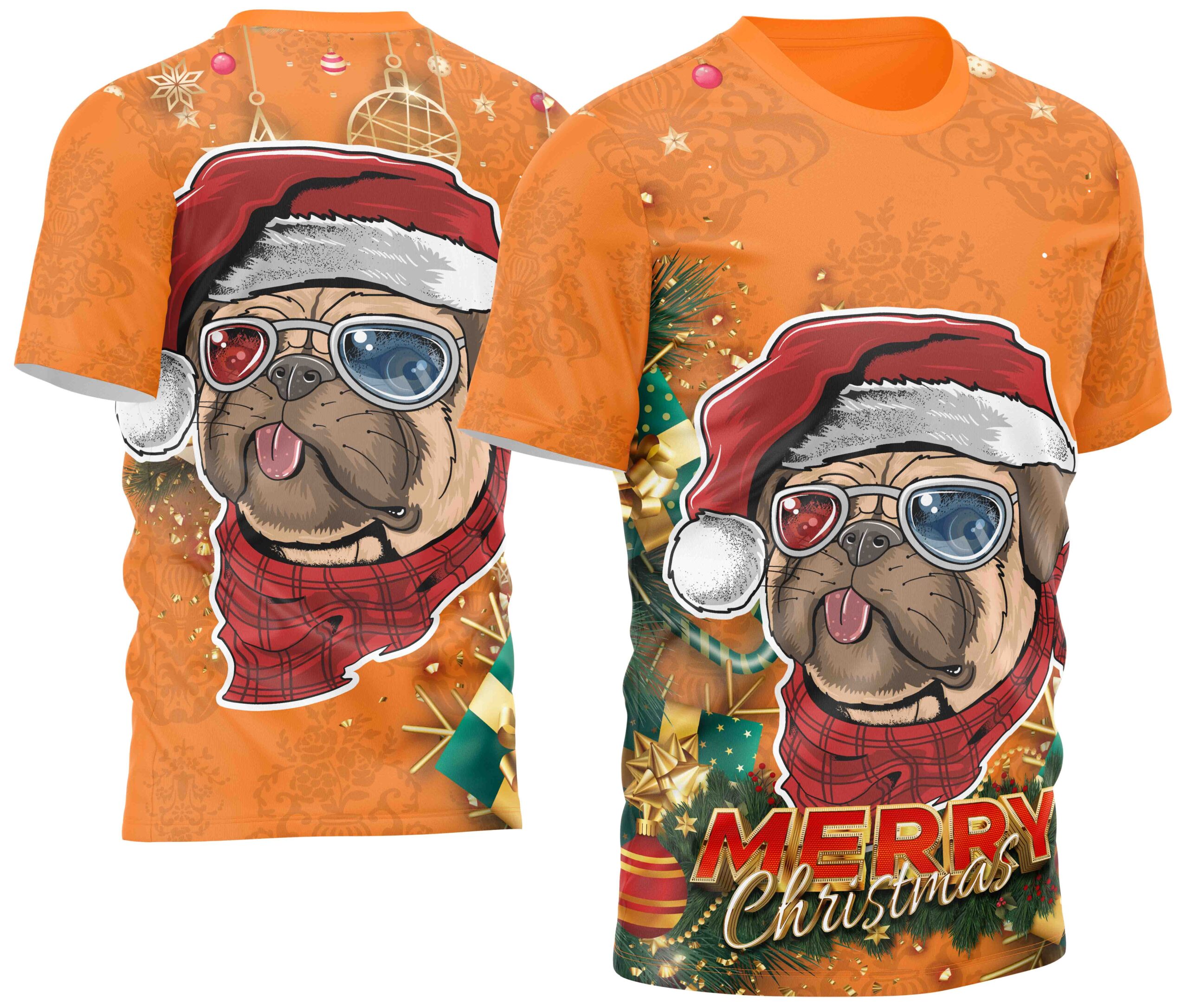 Arte estampa camisa Natal Mod-40