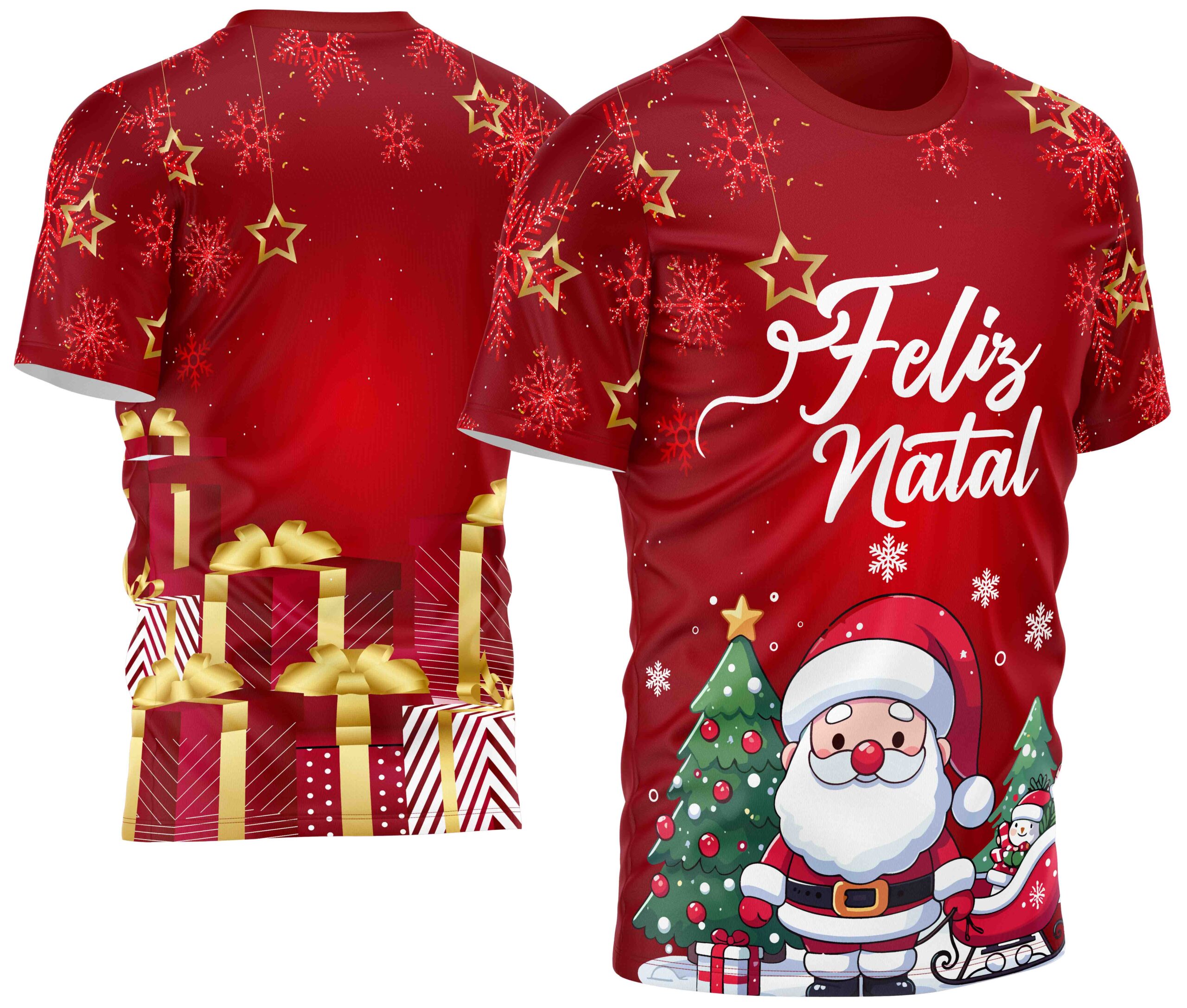 Arte estampa camisa Natal Mod-43