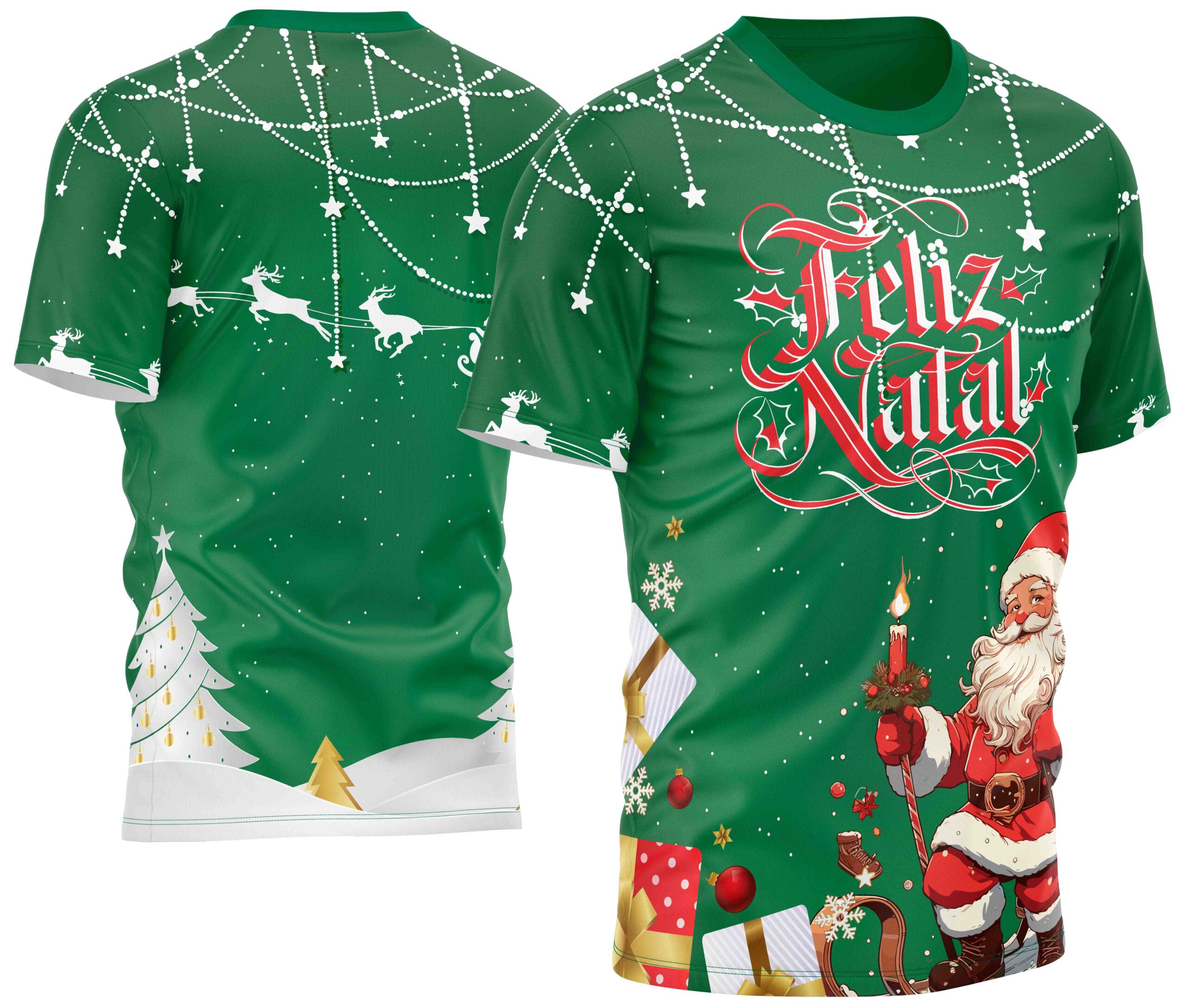 Arte estampa camisa Natal Mod-44