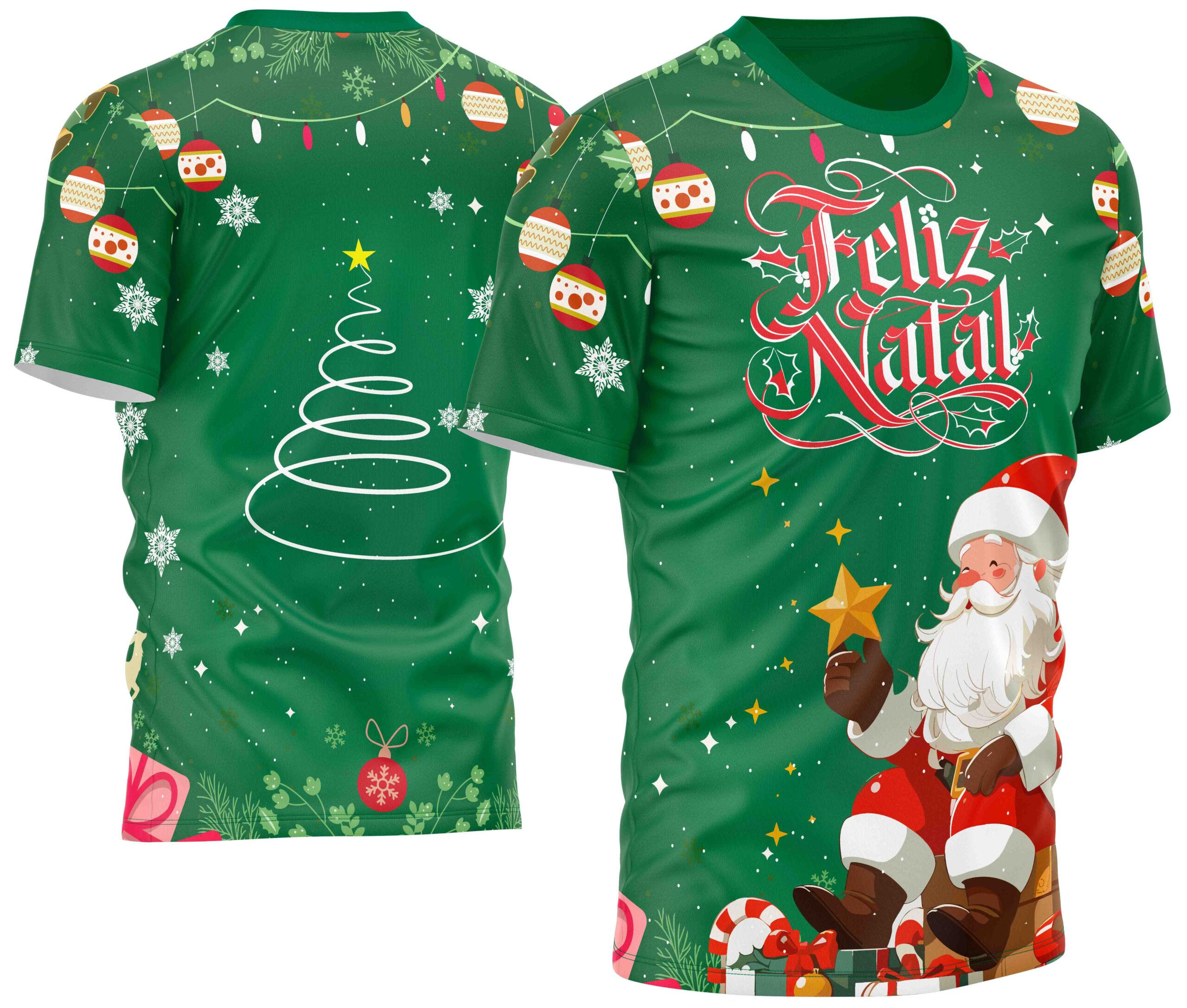 Arte estampa camisa Natal Mod-46