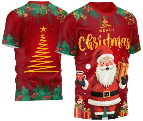 Arte estampa camisa Natal Mod-49