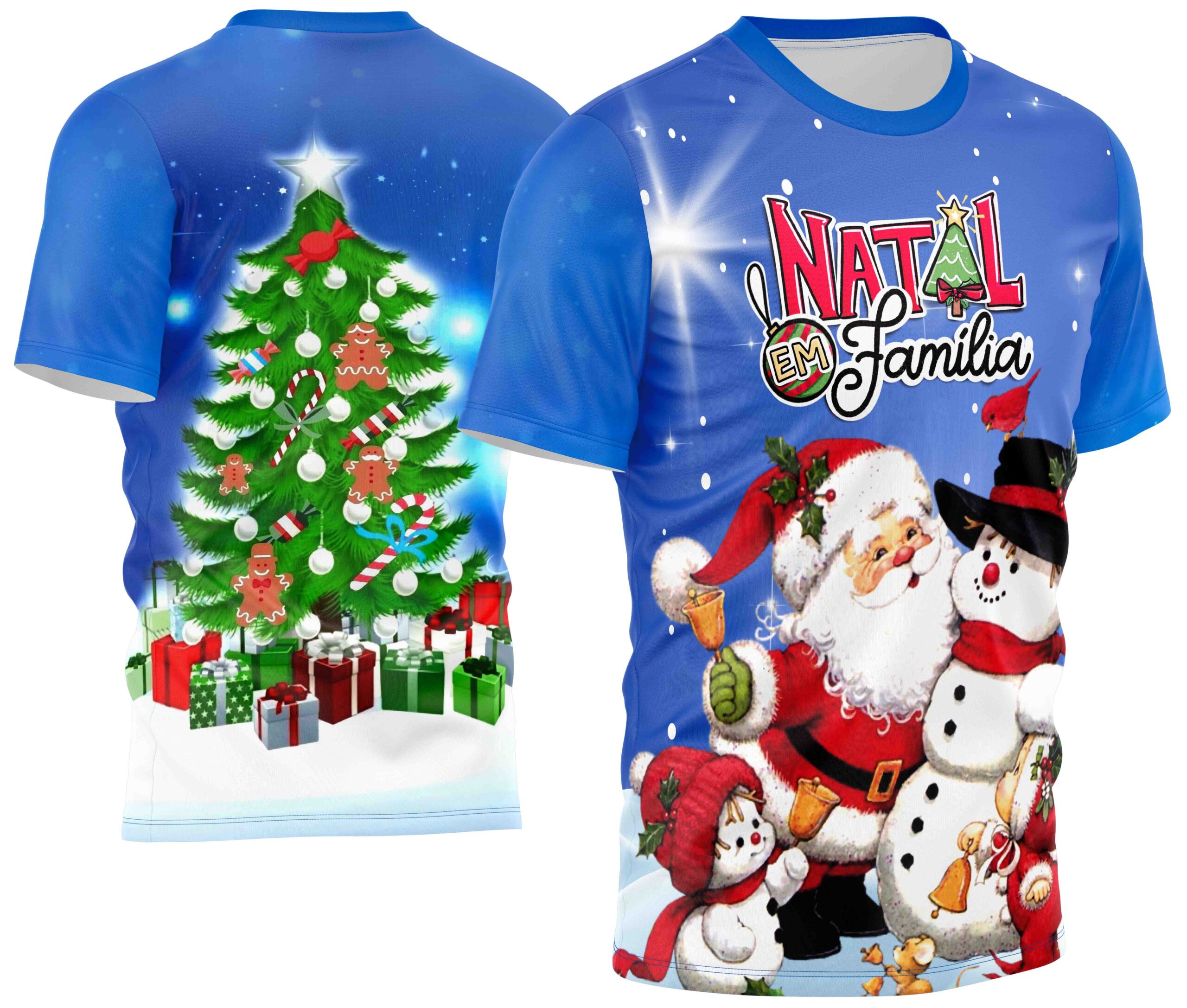 Arte estampa camisa Natal Mod-5