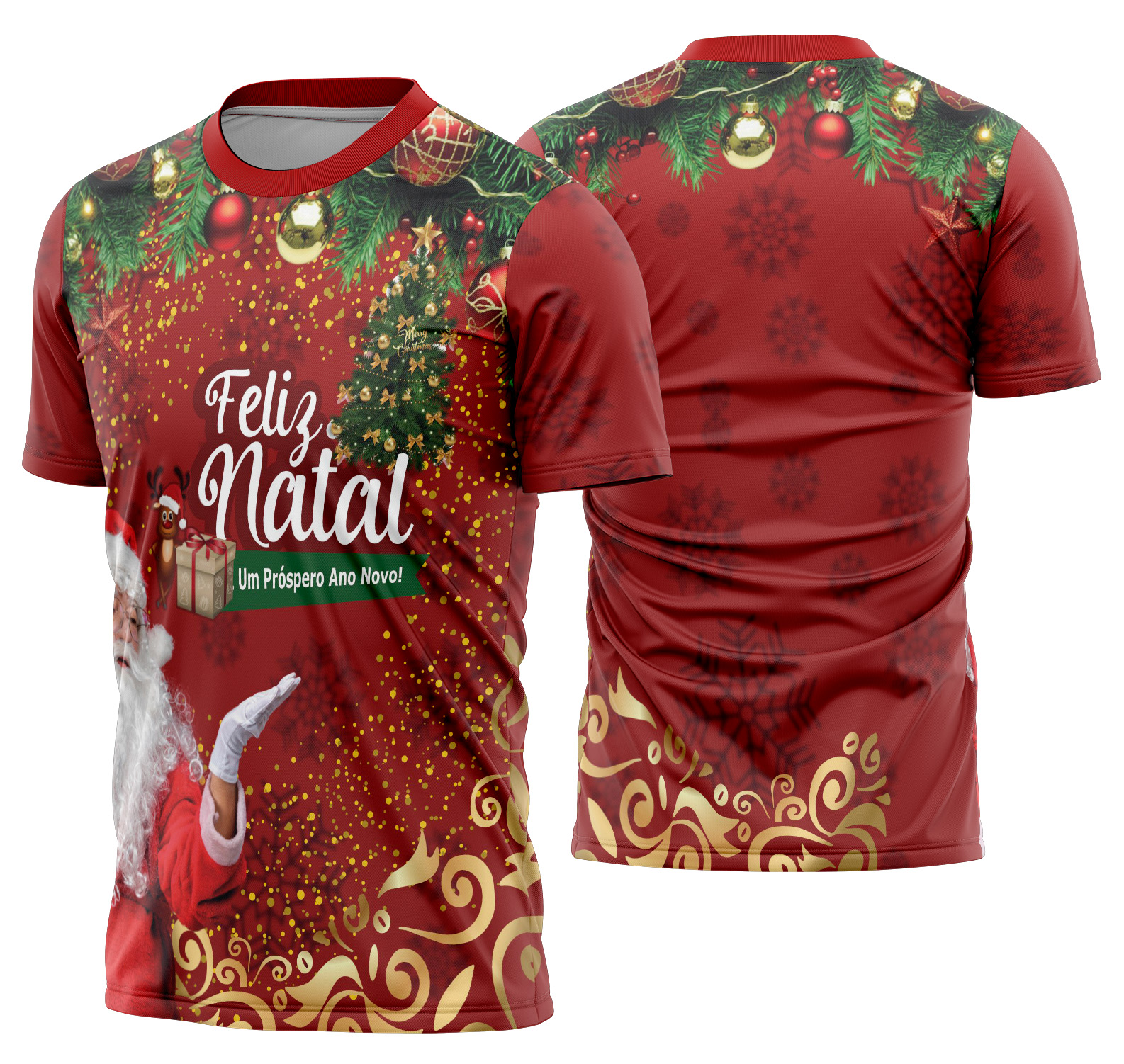 Arte estampa camisa Natal Mod-53