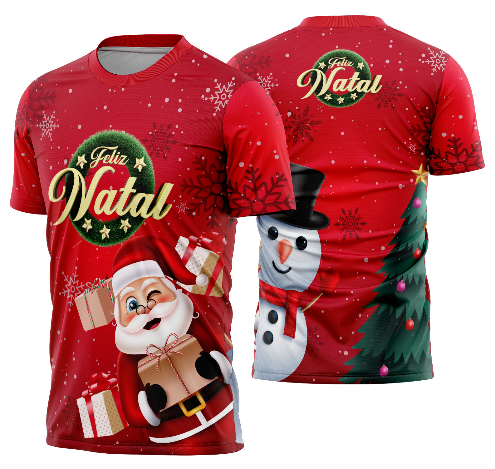 Arte estampa camisa Natal Mod-54