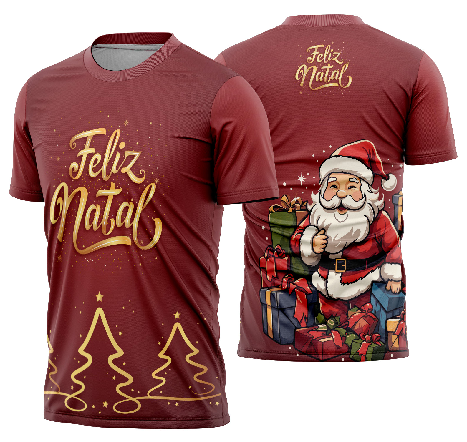 Arte estampa camisa Natal Mod-56
