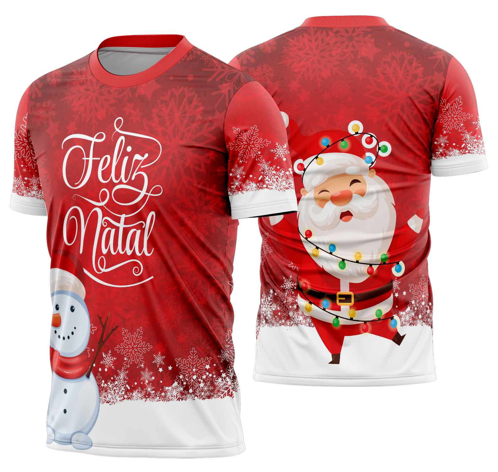 Arte estampa camisa Natal Mod-57