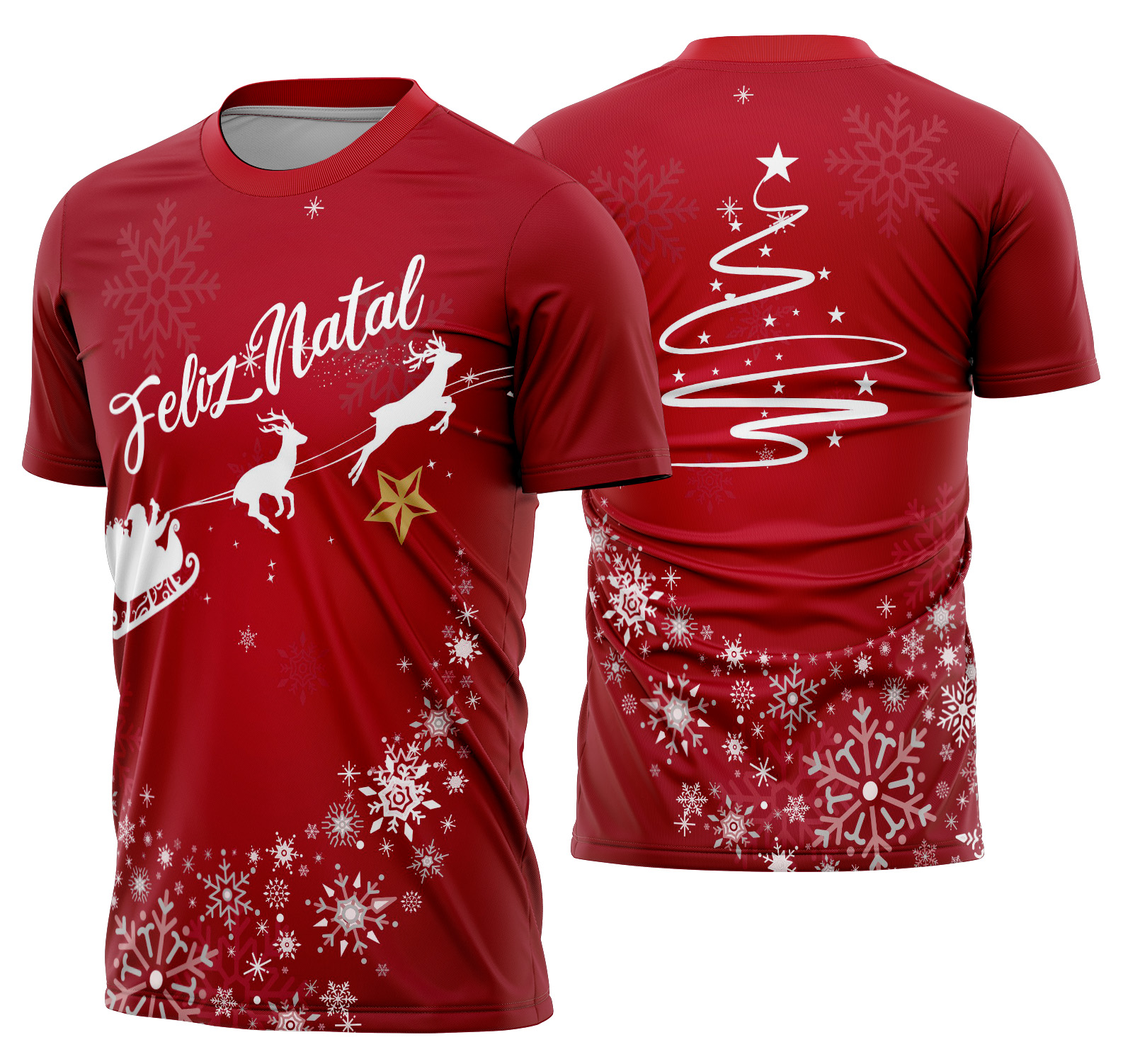 Arte estampa camisa Natal Mod-59