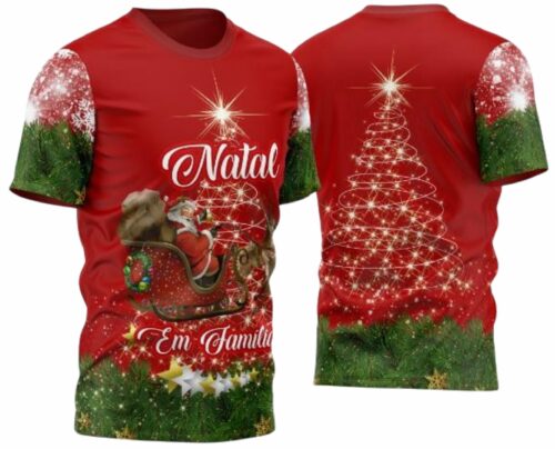 Arte estampa camisa Natal Mod-9