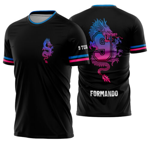 Arte vetor camisa Nono Ano Dragão Mod-173