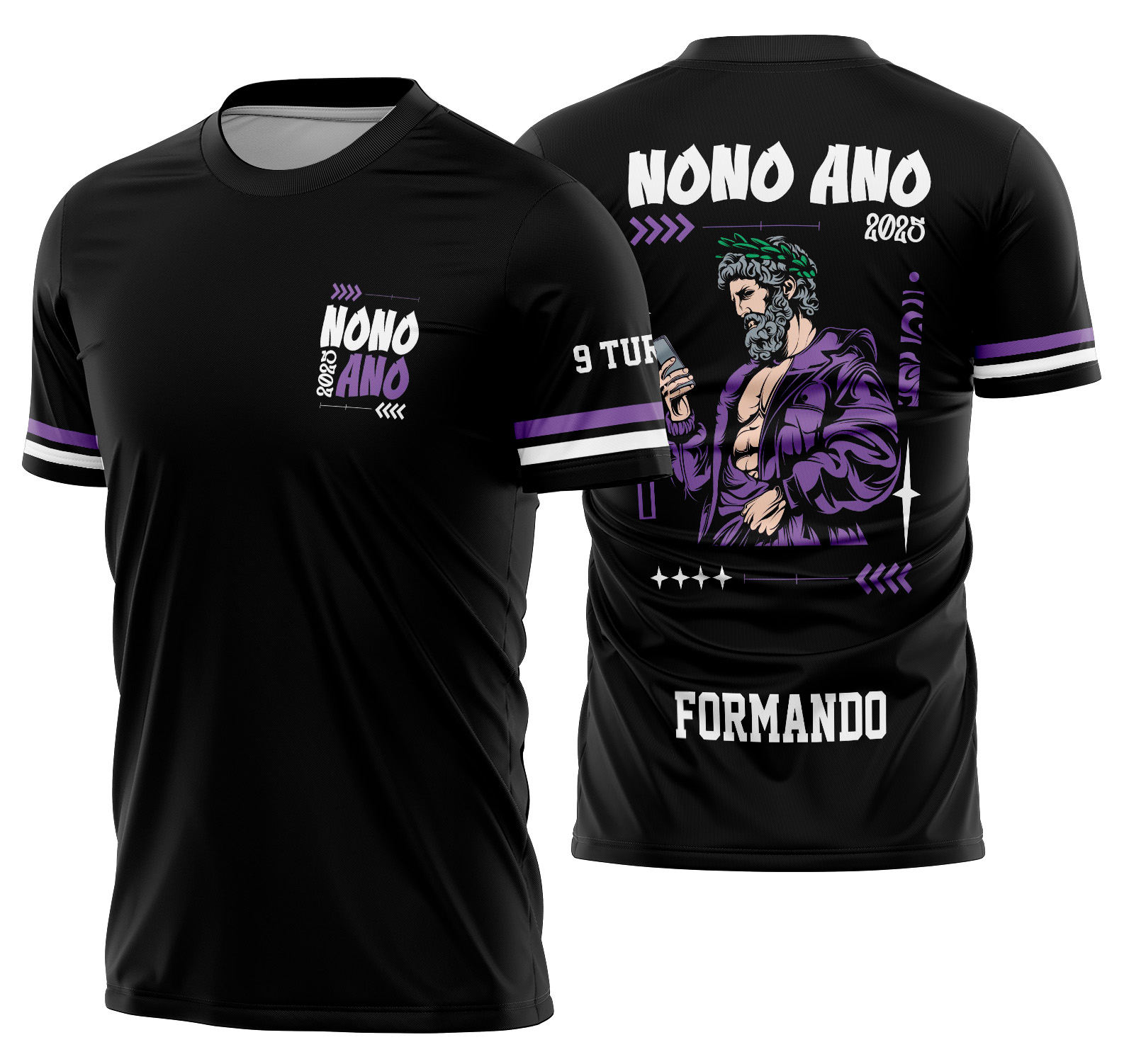 Arte vetor camisa Nono Ano Estatua Mod-195