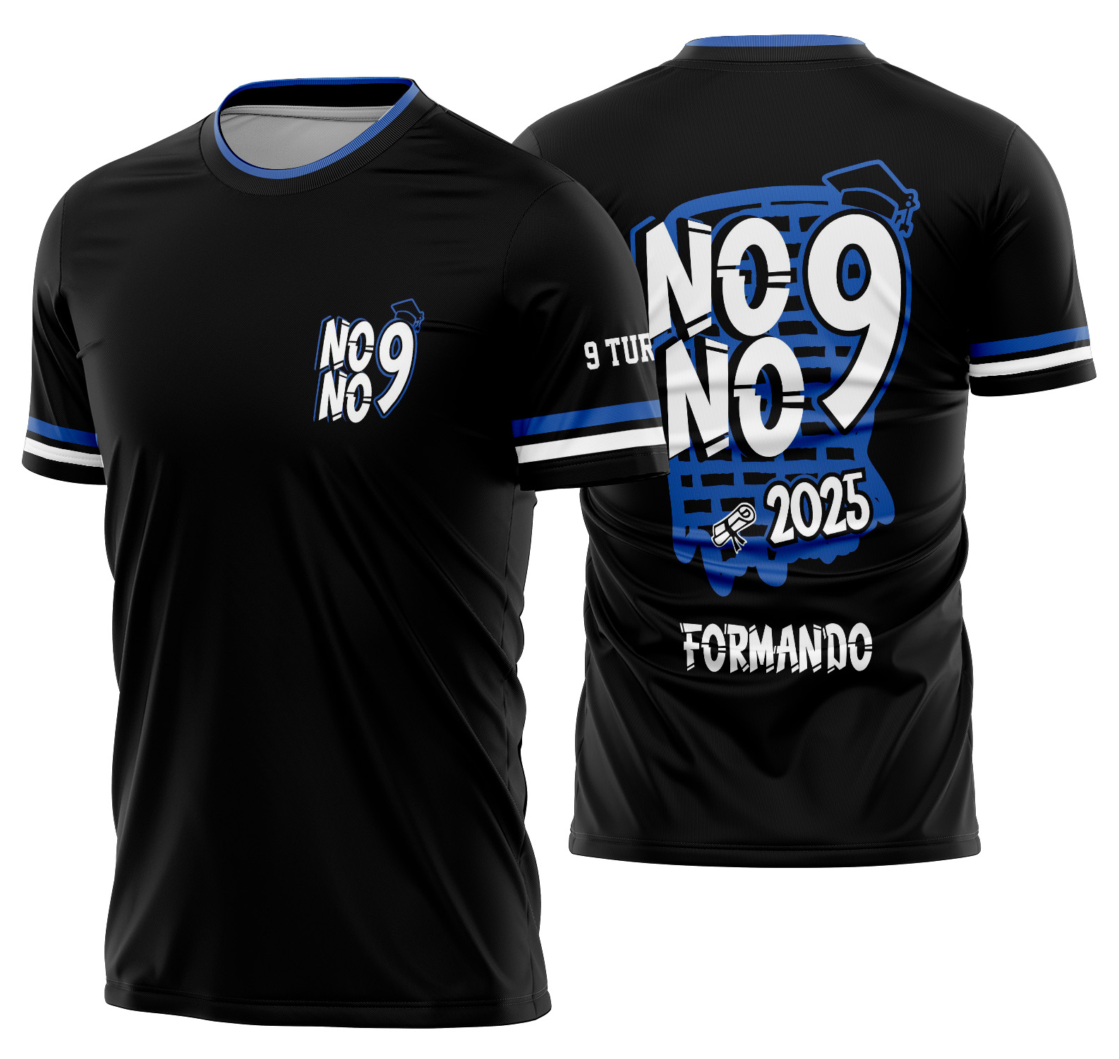 Arte vetor camisa Nono Ano Grafite Mod-179