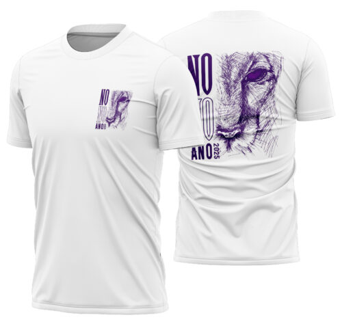 Arte vetor camisa Nono Ano Leoa Mod-294