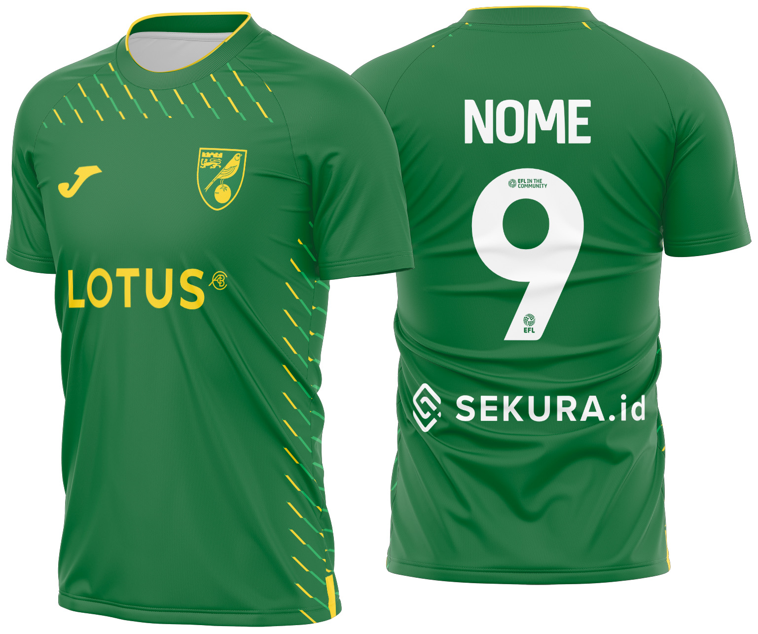 Arte Vetor Camisa Norwich City Visita 2023-2024