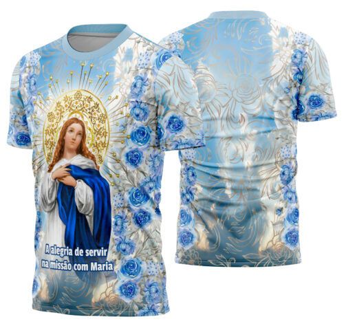 Arte estampa camisa Nossa senhora da conceição 2