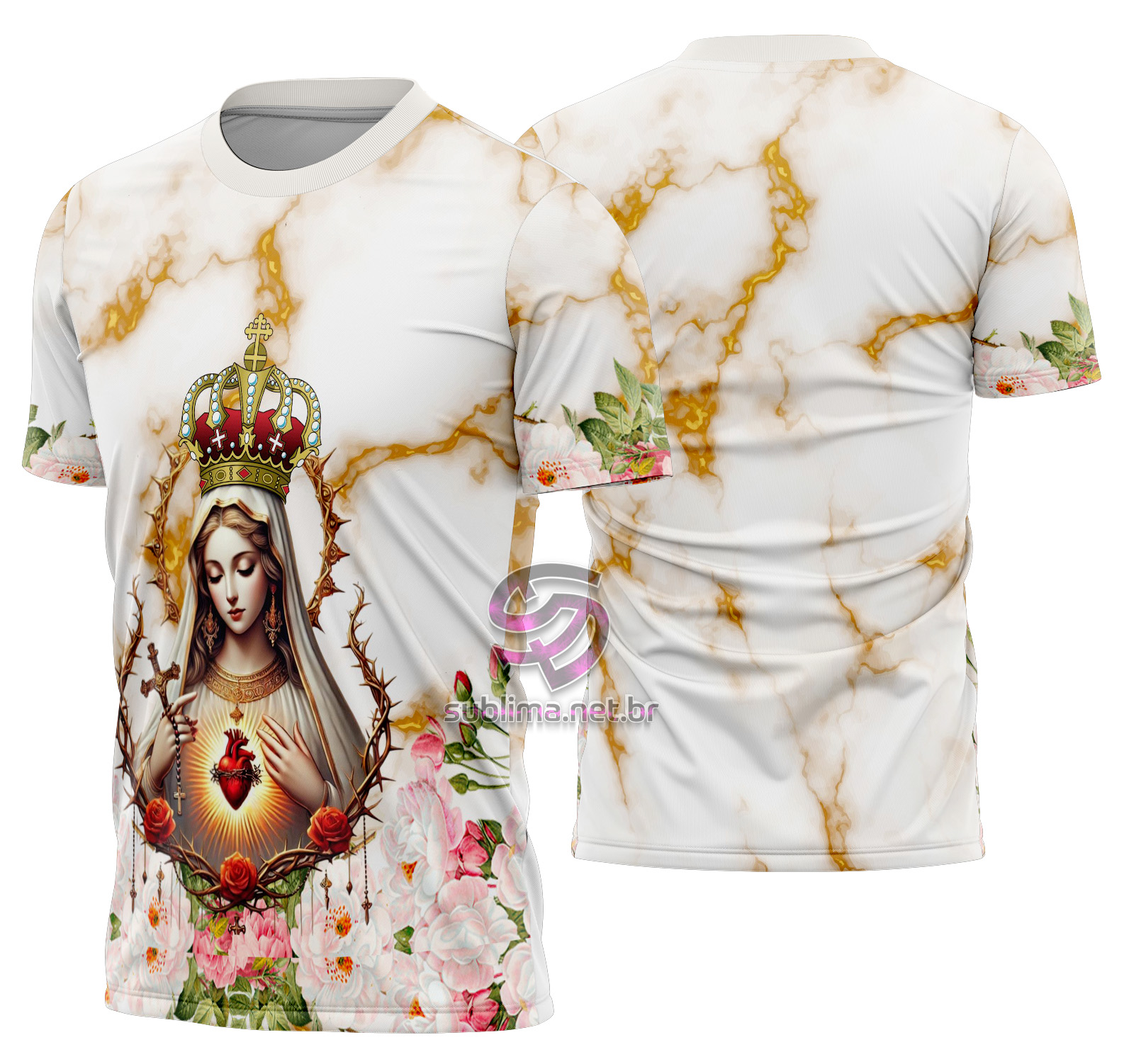Arte vetor camisa Nossa senhora