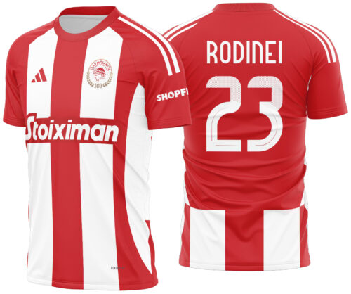Arte vetor camisa Olympiacos Local 2024-2025