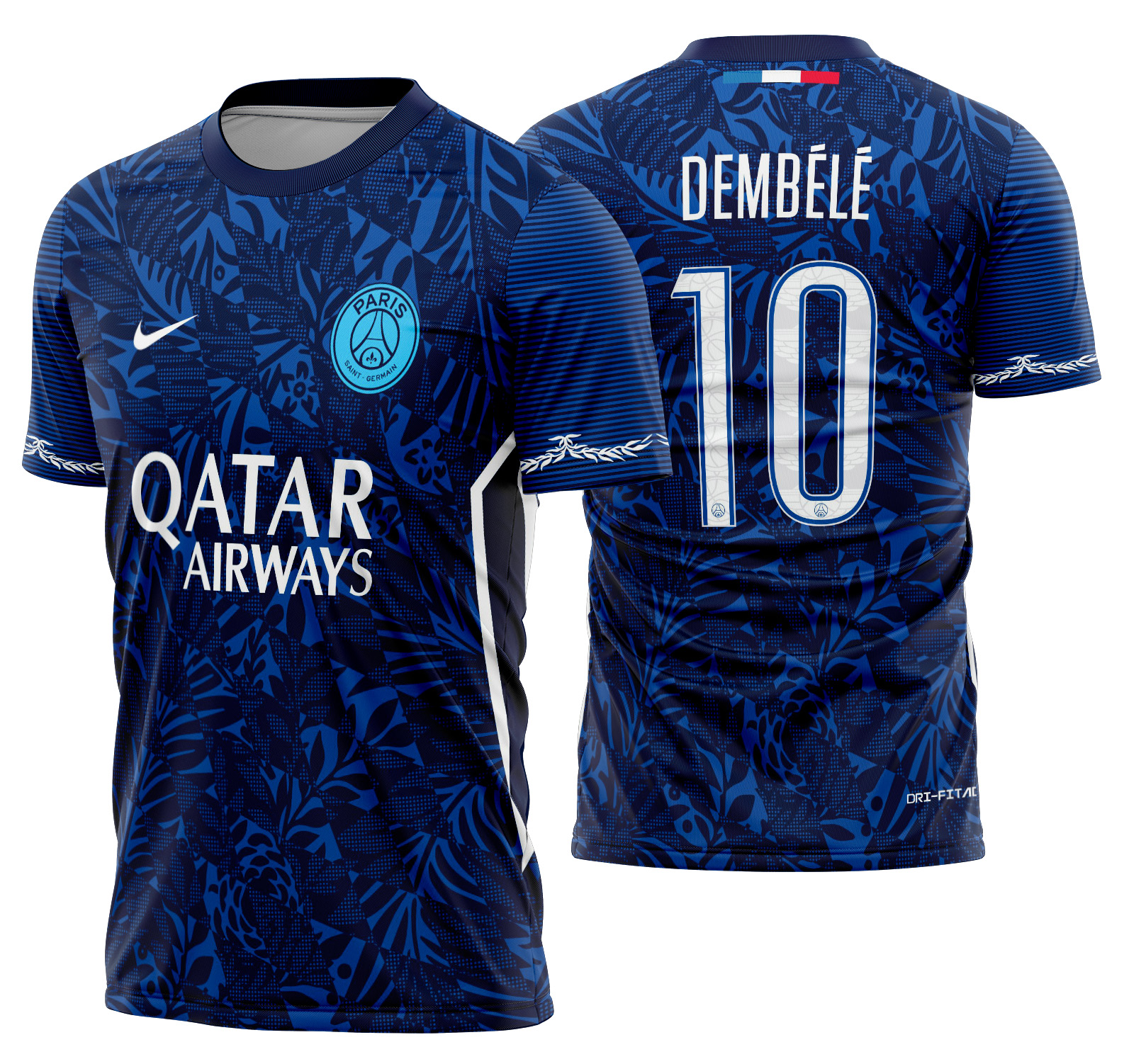 Arte Vetor Camisa PSG Concept 2025