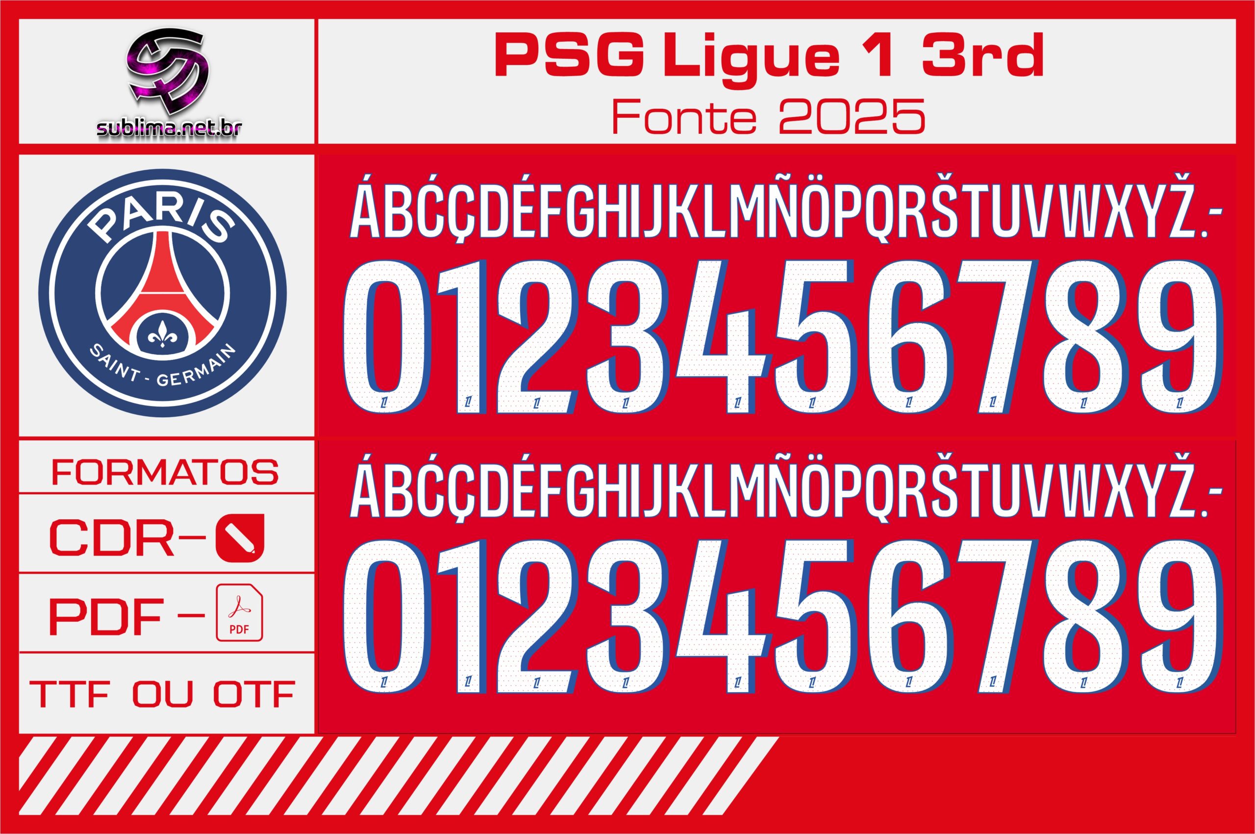 Fonte PSG Ligue 1 3rd 2025 2026