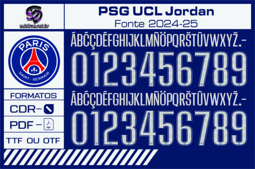 Fonte PSG UCL Jordan 2024 2025
