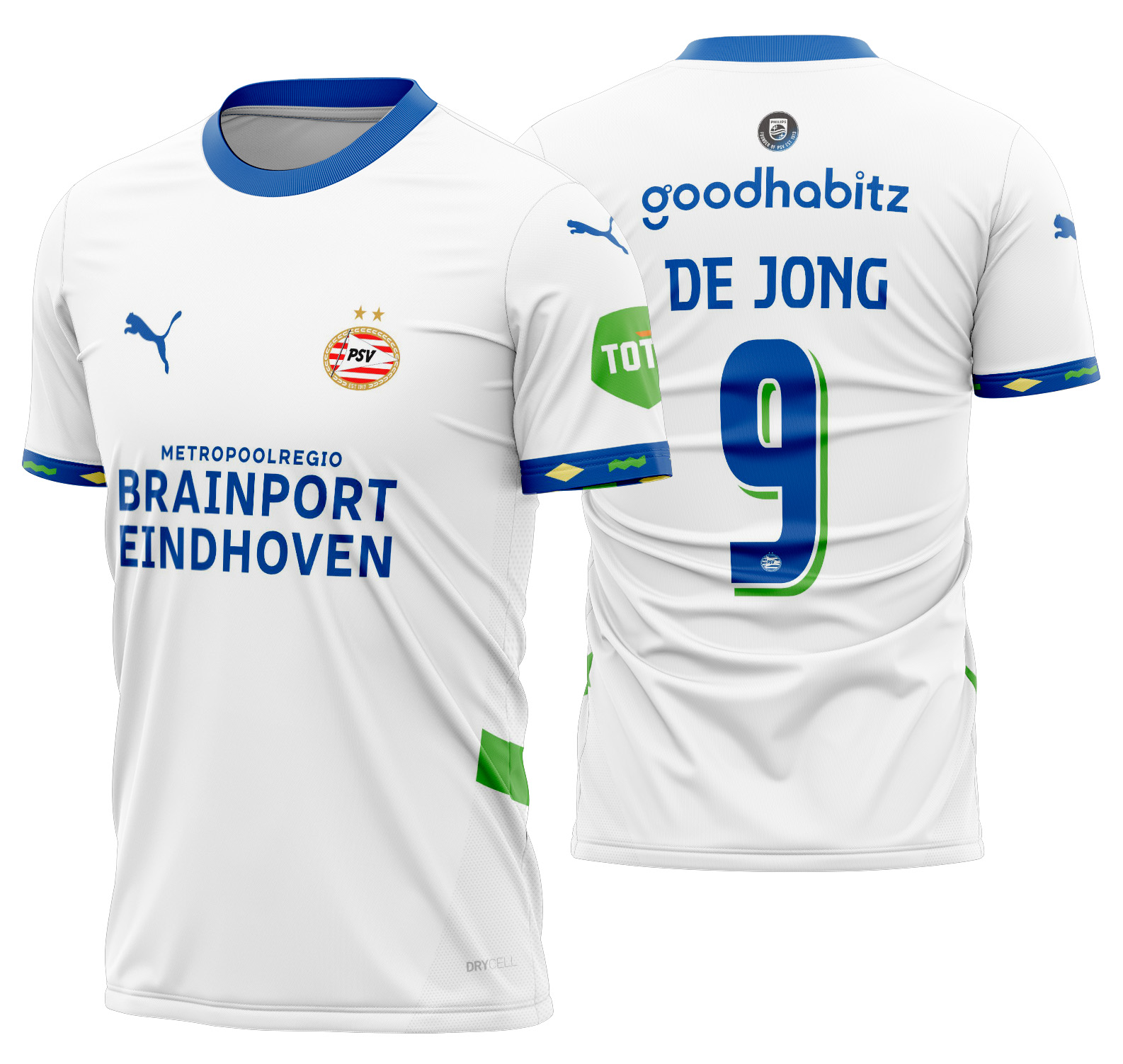 Arte vetor camisa PSV Eindhoven Alternativa 2024-2025