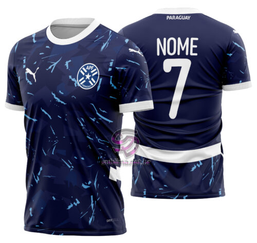 Arte Vetor Camisa Paraguay Concept 2025