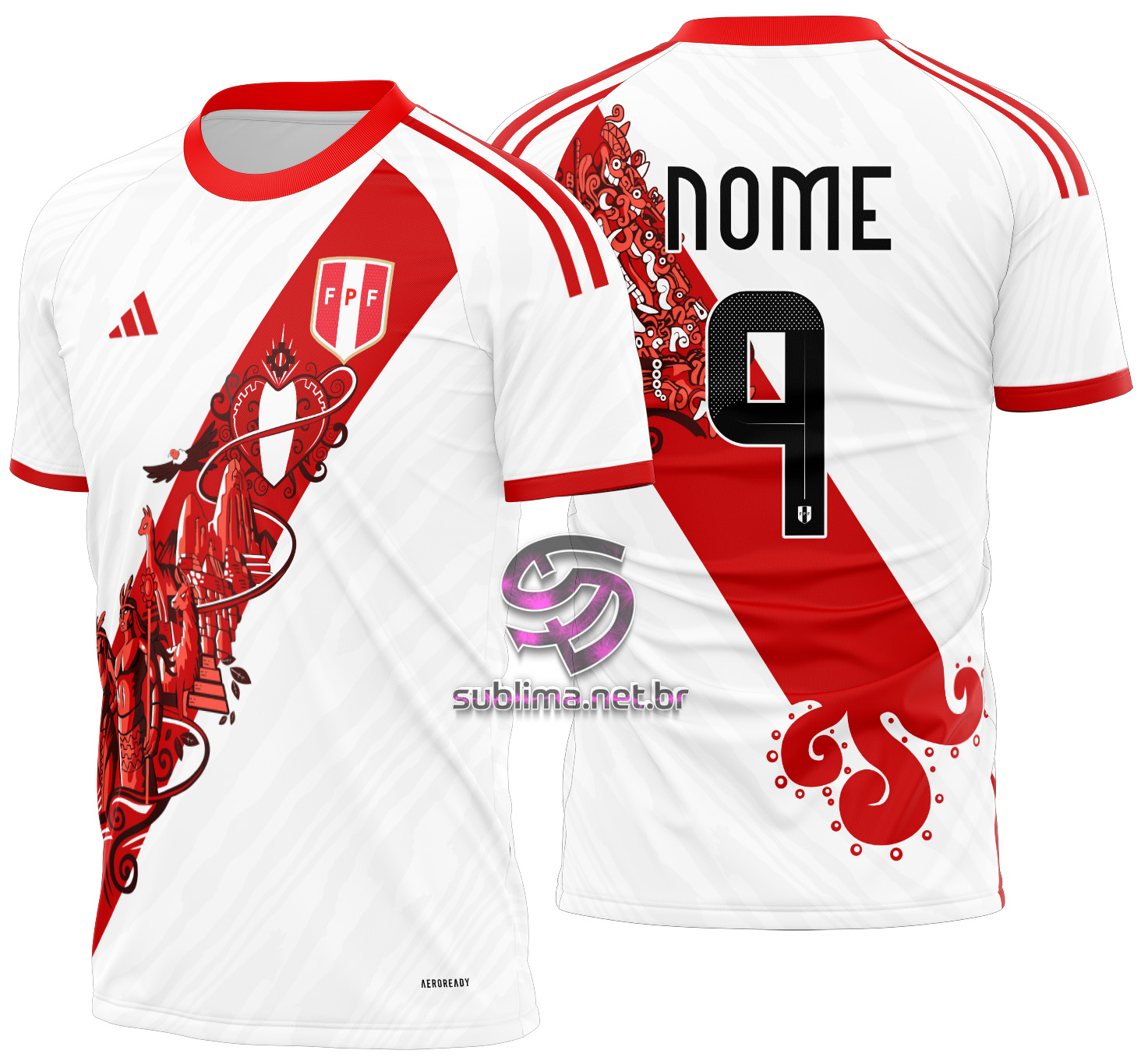 Arte Vetor Camisa Peru Conceito 2025