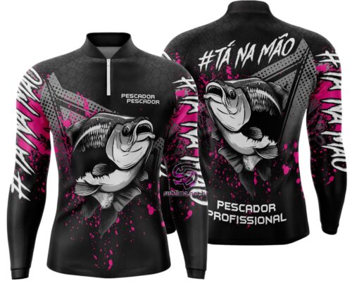 Arte estampa camisa Pesca-Mod-0068