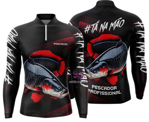 Arte estampa camisa Pesca-Mod-0071