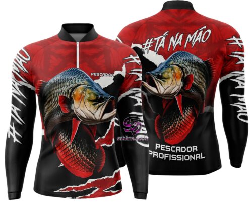 Arte estampa camisa Pesca-Mod-0072