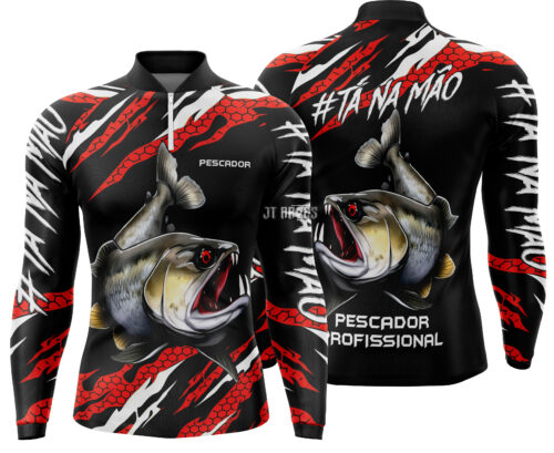 Arte Vetor Camisa Pesca-Mod-0074