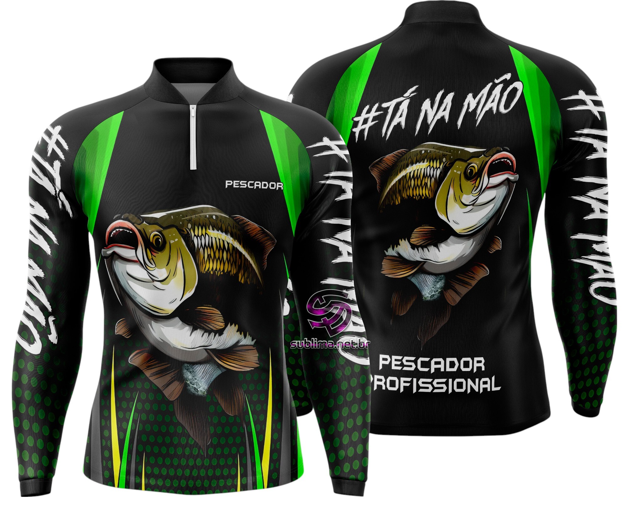 Arte vetor camisa Arte Vetor Camisa Pesca-Mod-0075
