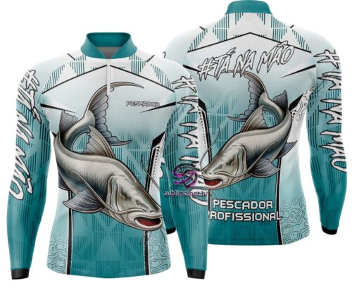 Arte Vetor Camisa Pesca-Mod-0079