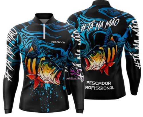 Arte Vetor Camisa Pesca-Mod-0080