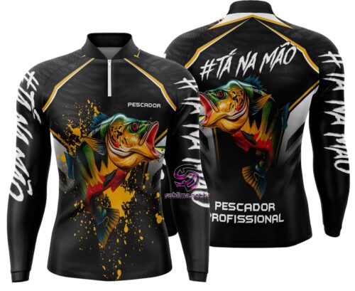 Arte Vetor Camisa Pesca-Mod-0082