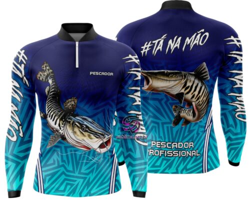 Arte Vetor Camisa Pesca-Mod-0088