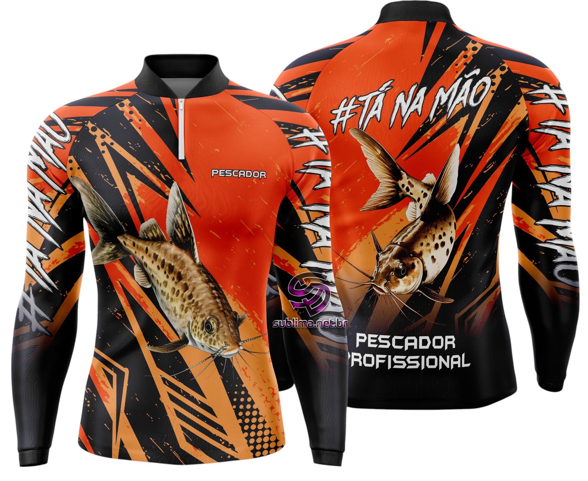 Arte Vetor Camisa Pesca-Mod-0095