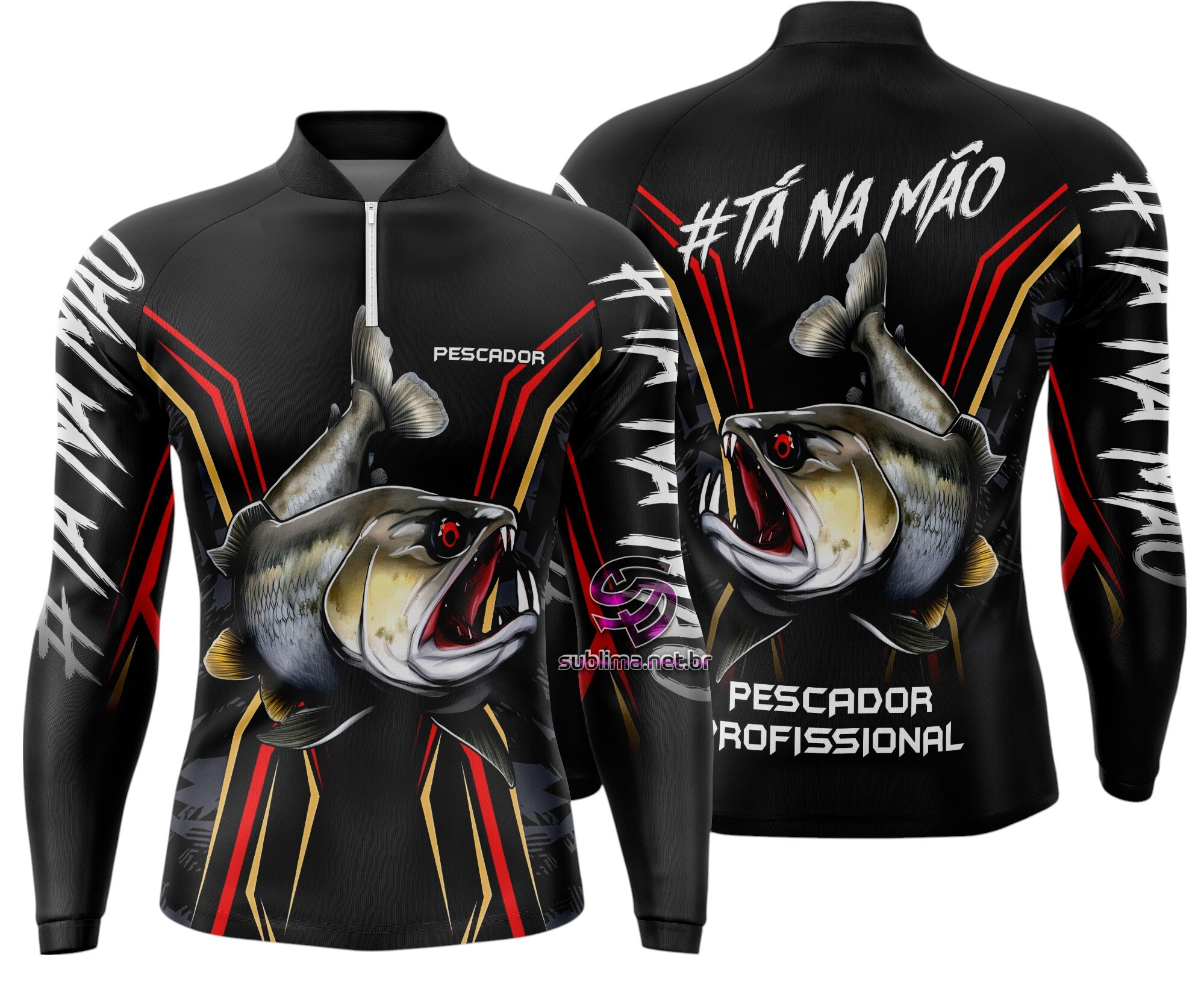 Arte Vetor Camisa Pesca-Mod-0097