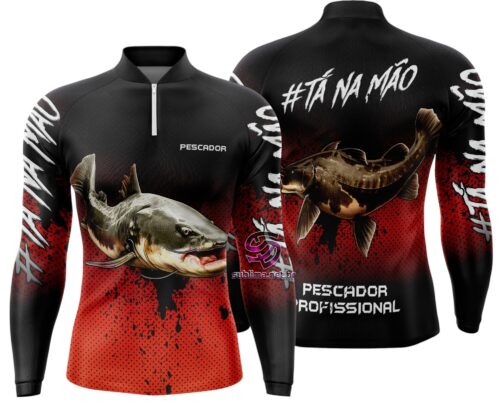 Arte Vetor Camisa Pesca-Mod-0098