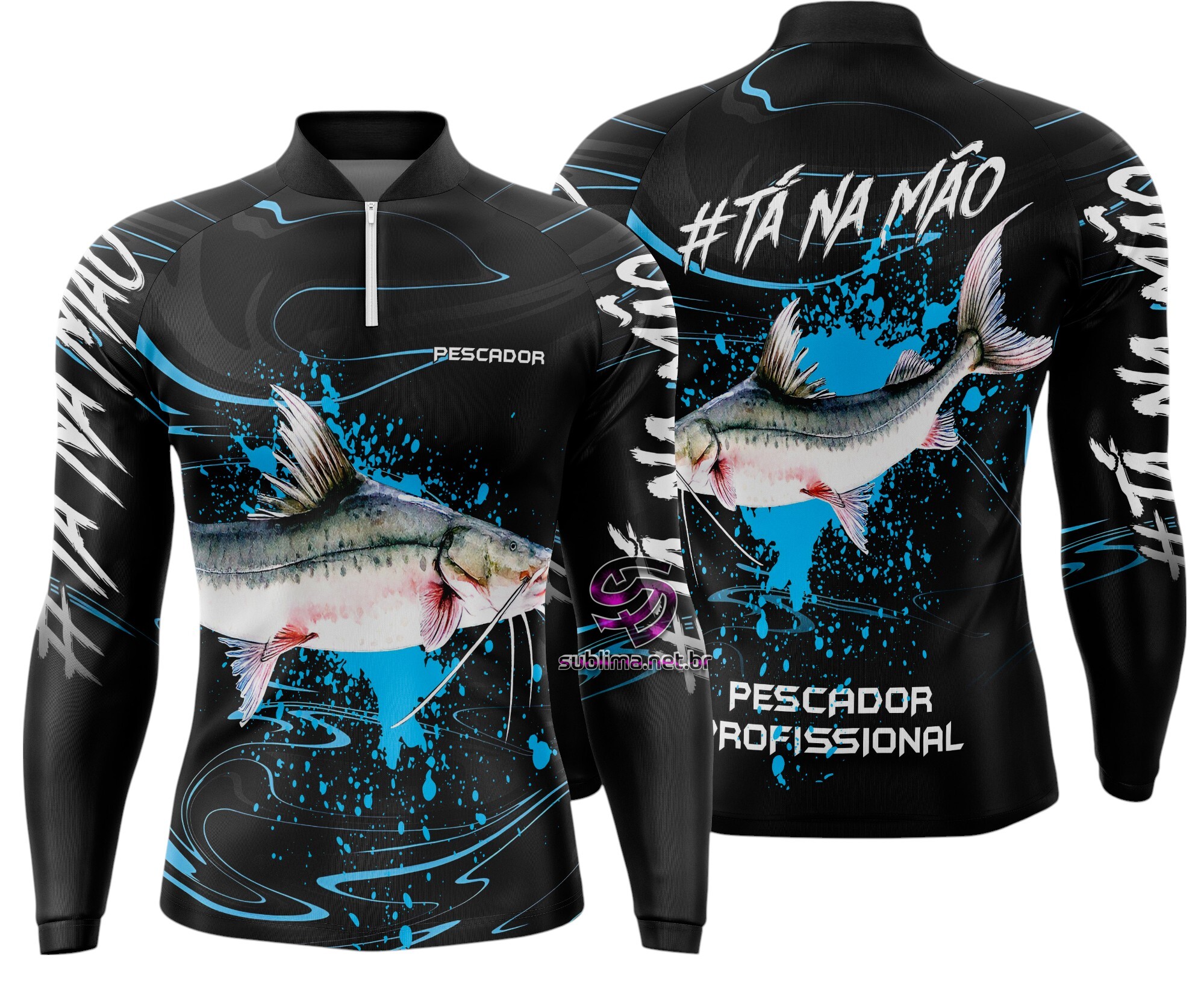 Arte Vetor Camisa Pesca-Mod-0100