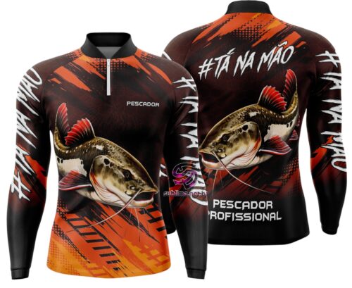 Arte Vetor Camisa Pesca-Mod-0107