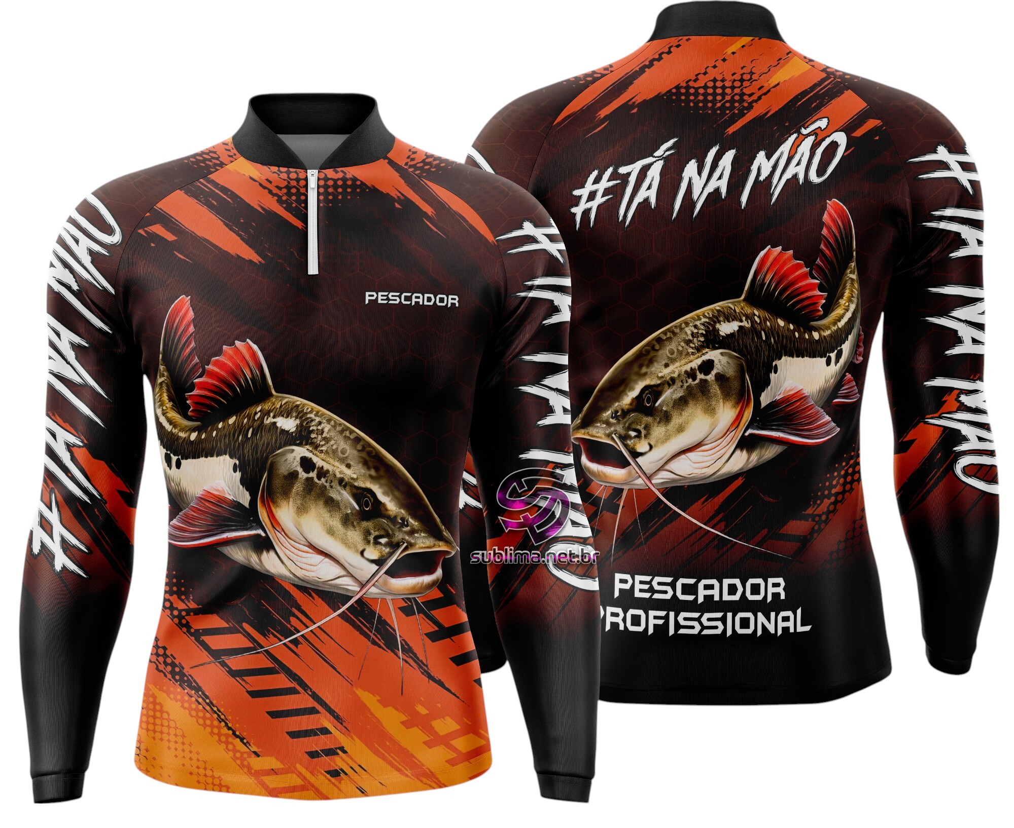 Arte Vetor Camisa Pesca-Mod-0107