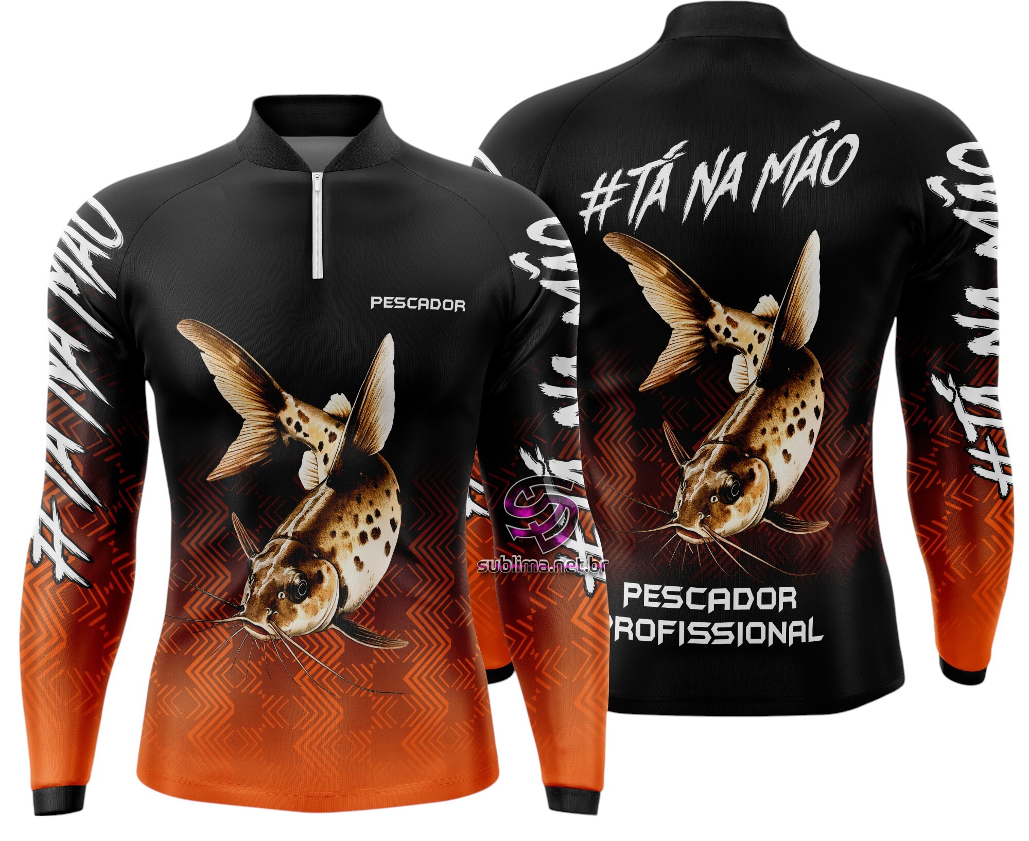 Arte Vetor Camisa Pesca-Mod-0111
