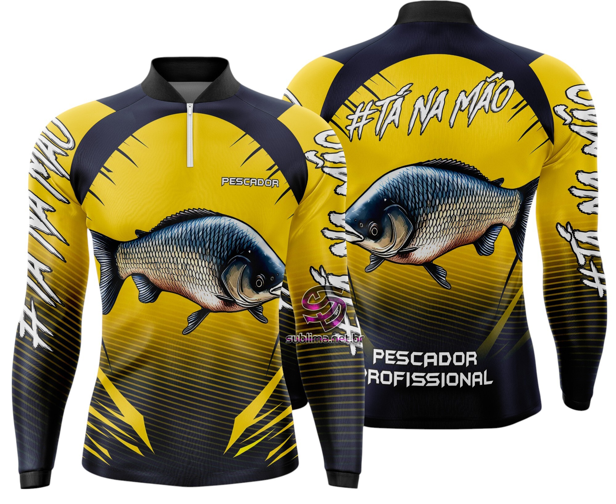 Arte Vetor Camisa Pesca-Mod-0112