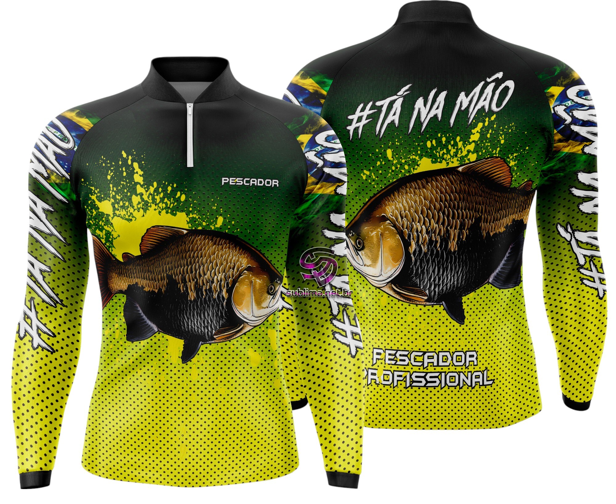 Arte Vetor Camisa Pesca-Mod-0119